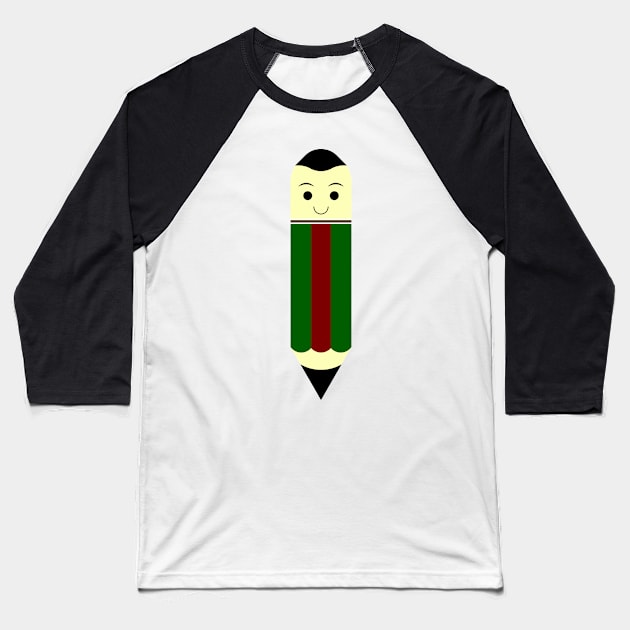 Emoticon C Baseball T-Shirt by yasminkul